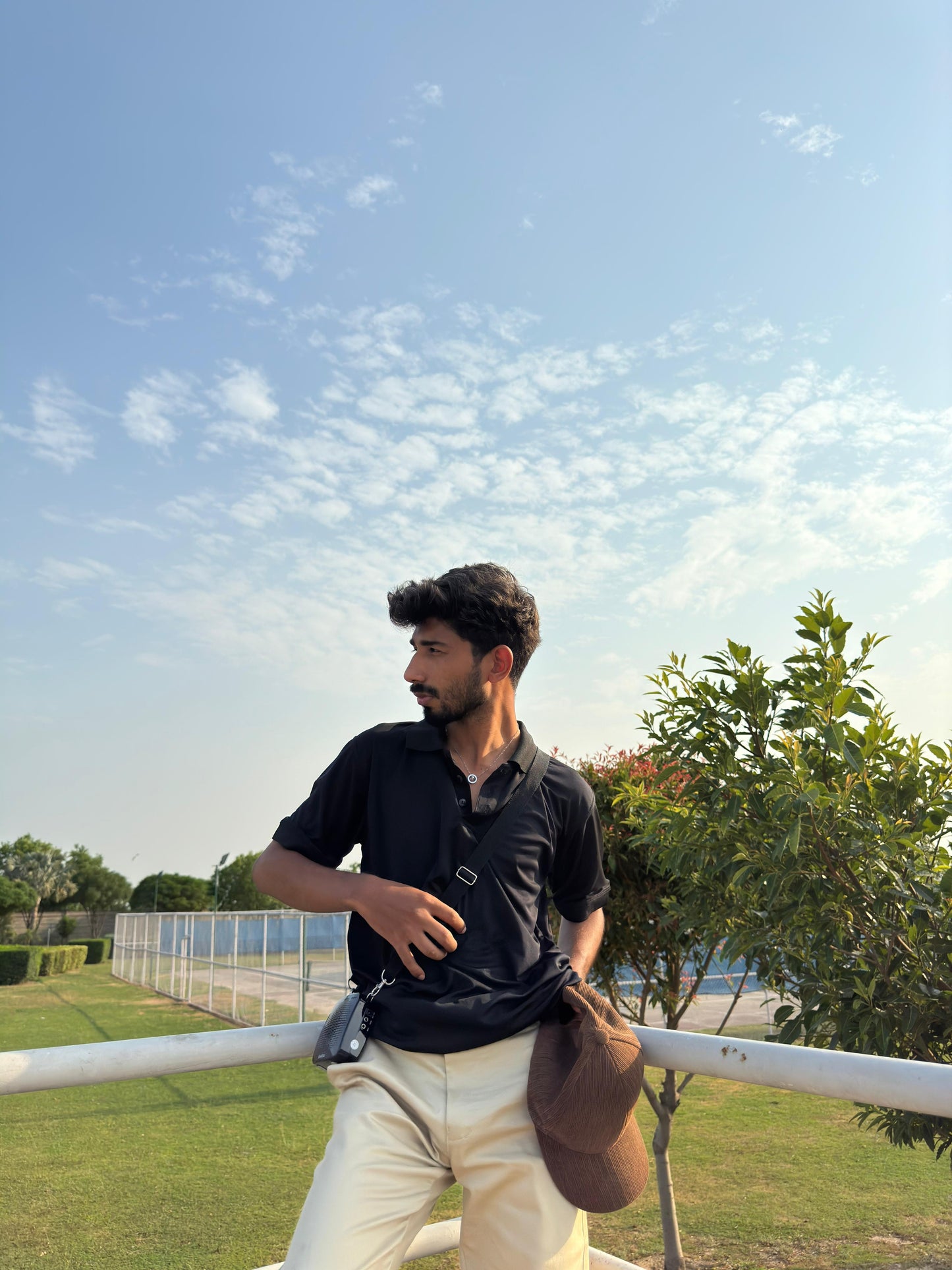 Black Polo -Dryfit