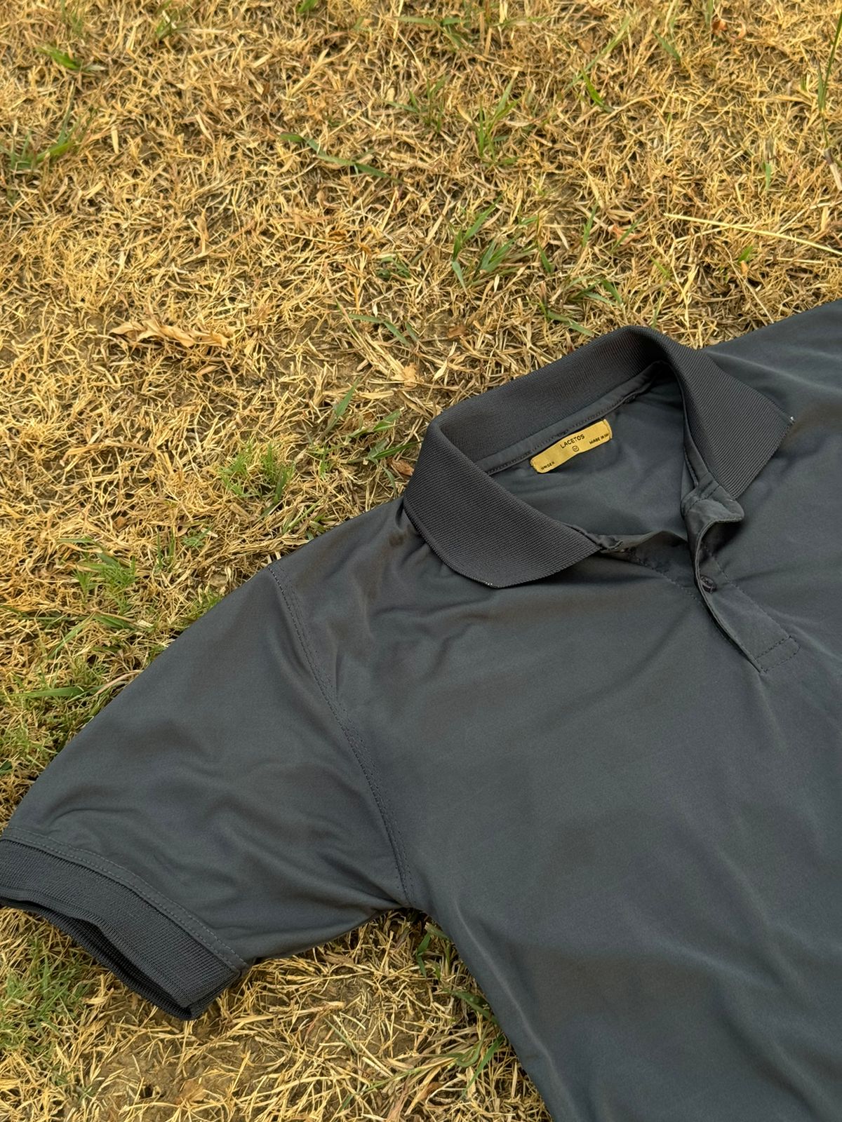 Grey Polo -Dryfit