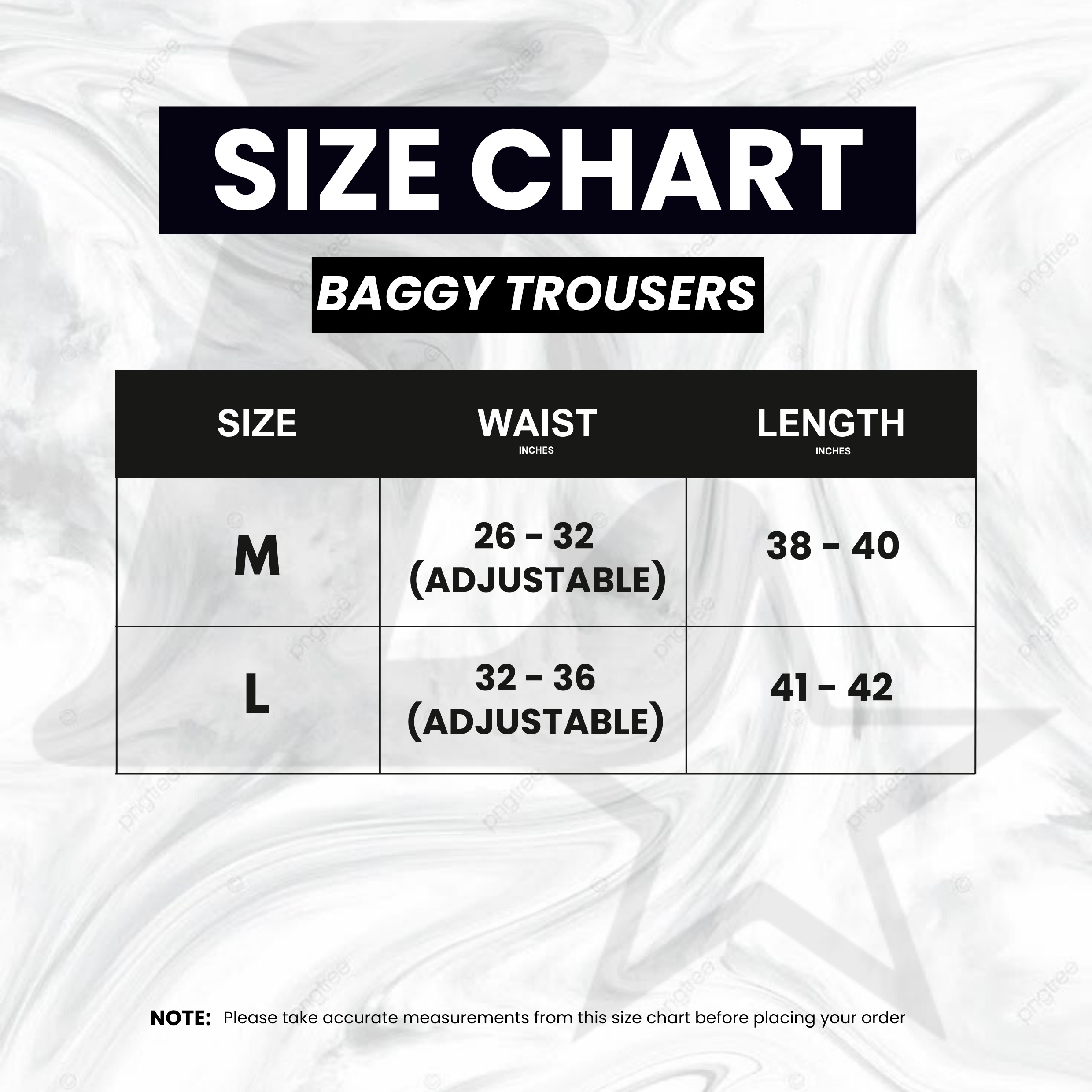 Limted edition - Black baggy trousers