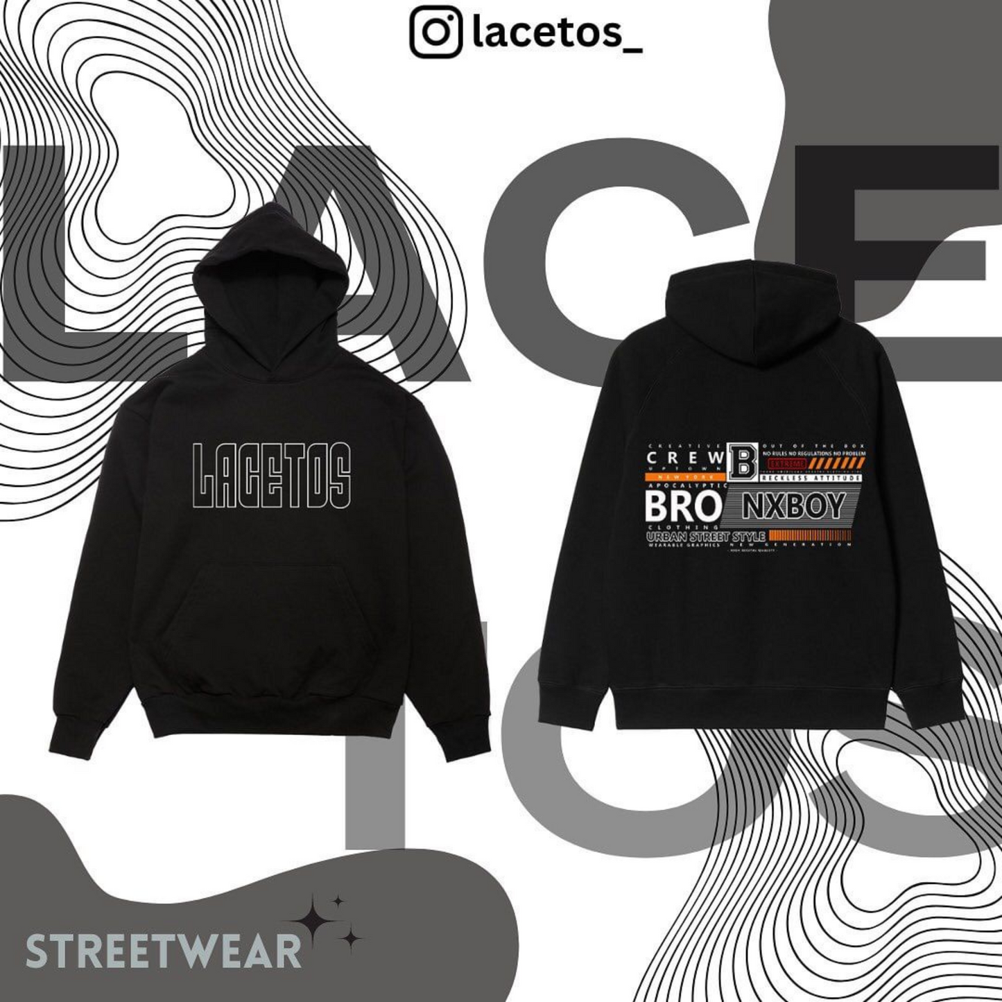 Black Brooklyn Hoodie