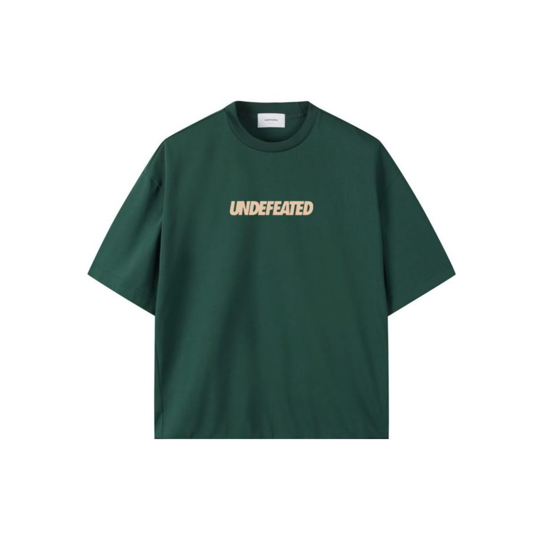Undefeated forest green tee