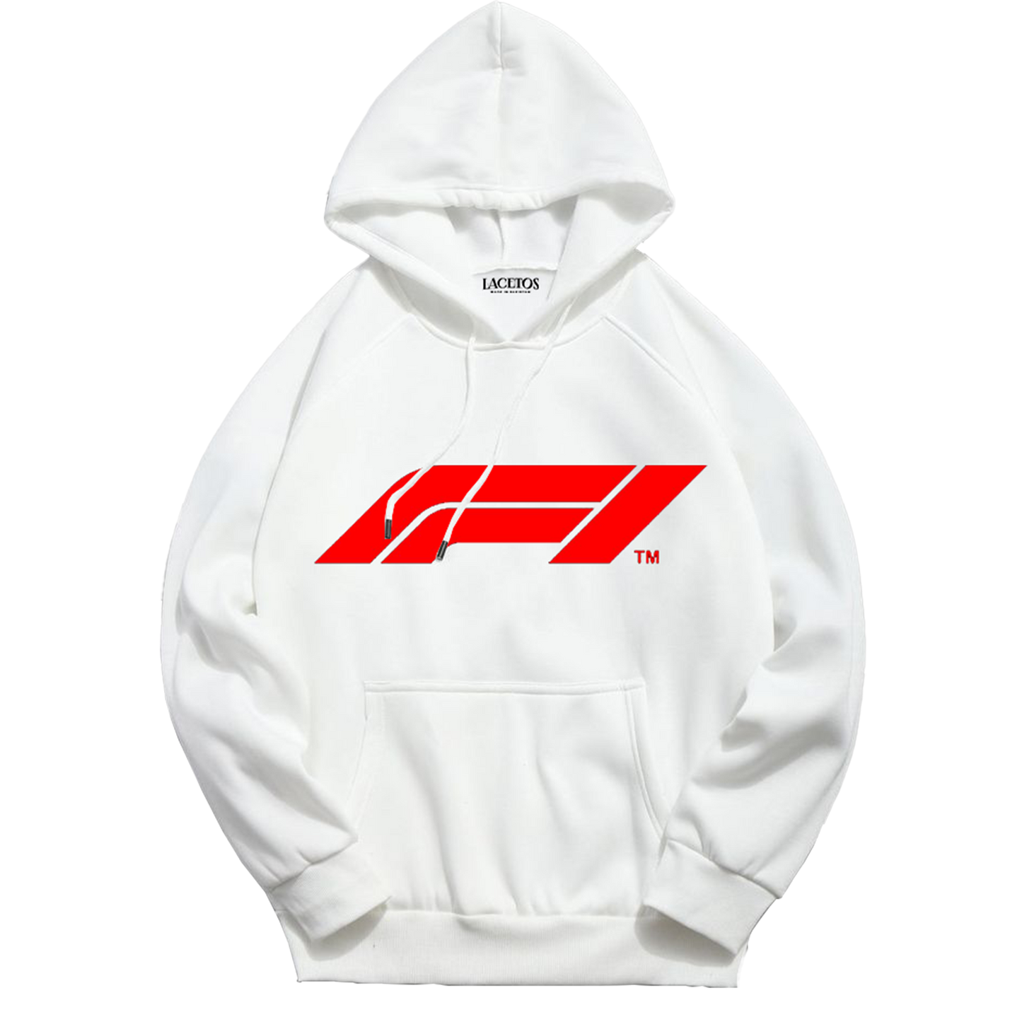 F1 White Hoodie