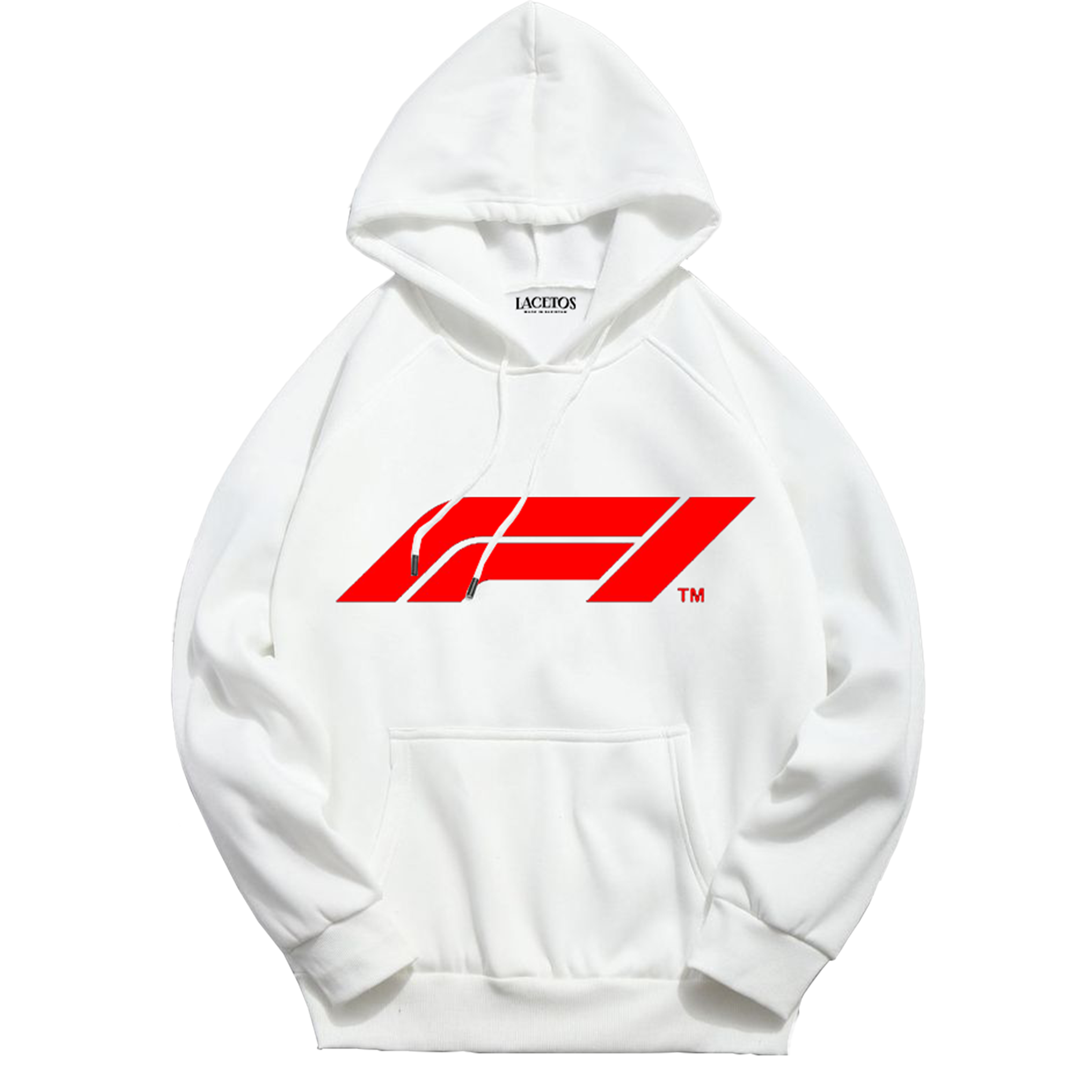 F1 White Hoodie