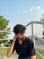 Black Polo -Dryfit